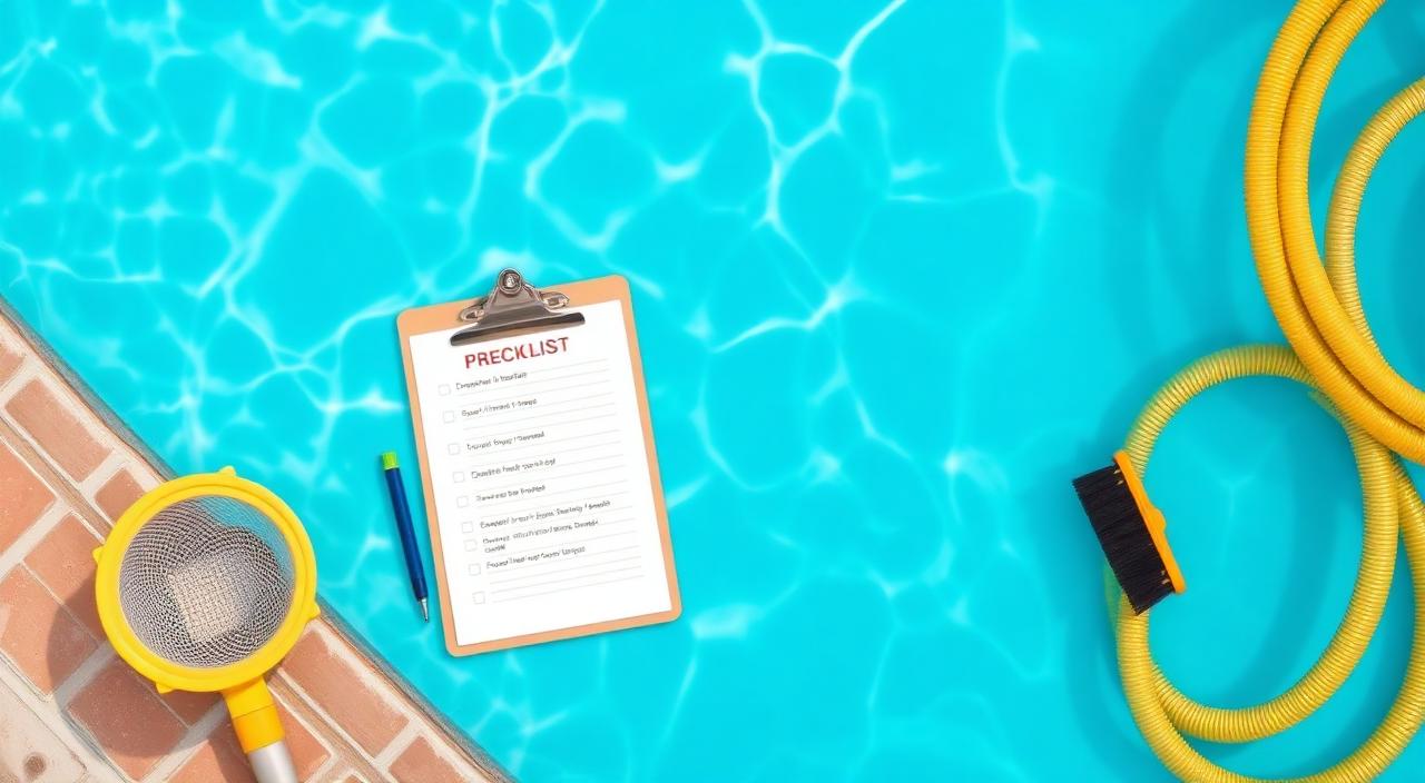 Pool cleaner using a vacuum on a residential pool